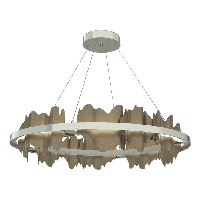Hubbardton Forge 139653-LED-STND-85-84 LED Pendant, Sterling