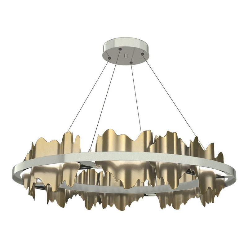 Hubbardton Forge 139653-LED-STND-85-86 LED Pendant, Sterling