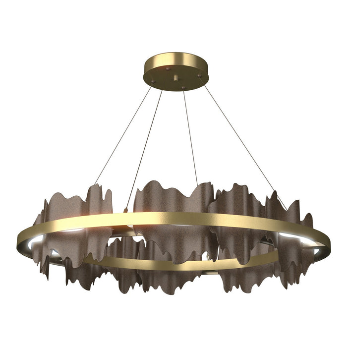 Hubbardton Forge 139653-LED-STND-86-05 LED Pendant, Modern Brass