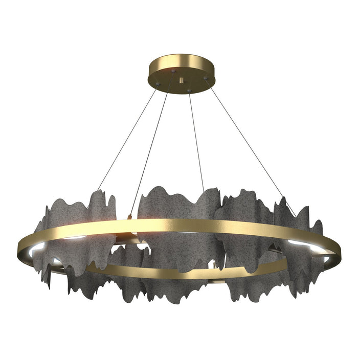 Hubbardton Forge 139653-LED-STND-86-20 LED Pendant, Modern Brass