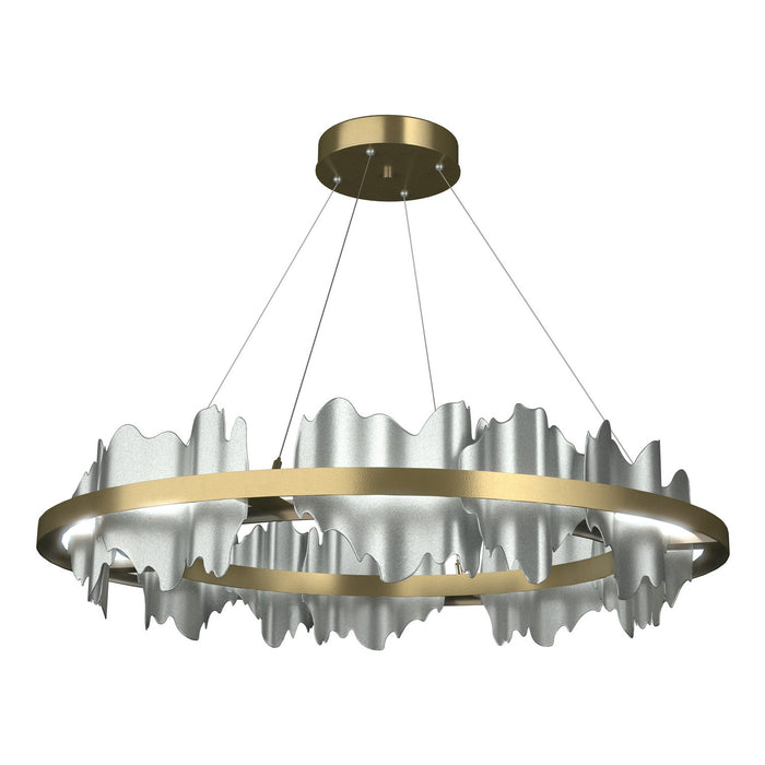 Hubbardton Forge 139653-LED-STND-86-82 LED Pendant, Modern Brass
