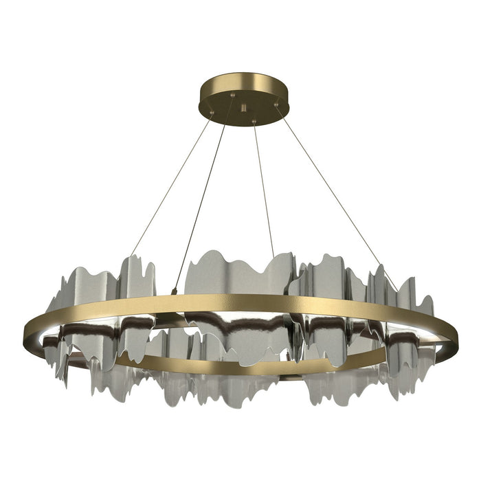 Hubbardton Forge 139653-LED-STND-86-85 LED Pendant, Modern Brass