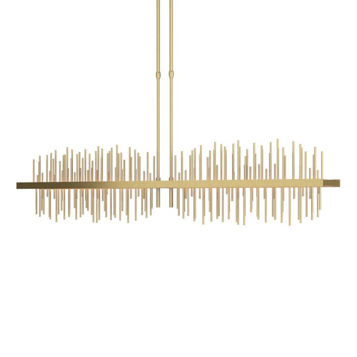 Hubbardton Forge 139655-LED-LONG-86-86 LED Pendant, Modern Brass