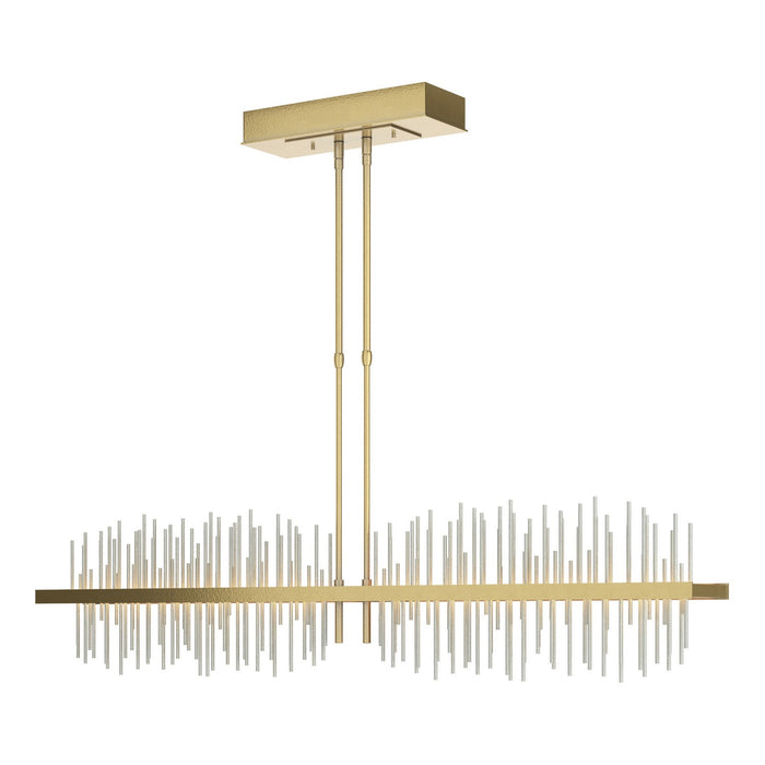 Hubbardton Forge 139655-LED-STND-86-82 LED Pendant, Modern Brass