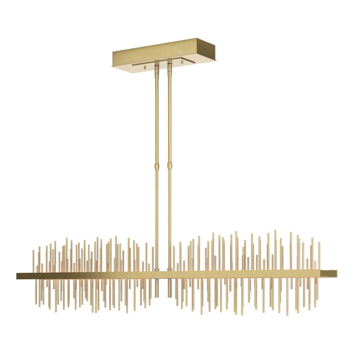 Hubbardton Forge 139655-LED-STND-86-86 LED Pendant, Modern Brass