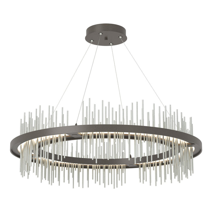 Hubbardton Forge 139656-LED-STND-07-82 LED Pendant, Dark Smoke