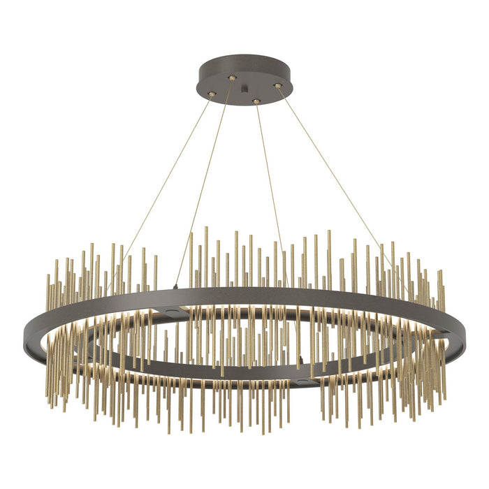 Hubbardton Forge 139656-LED-STND-07-86 LED Pendant, Dark Smoke
