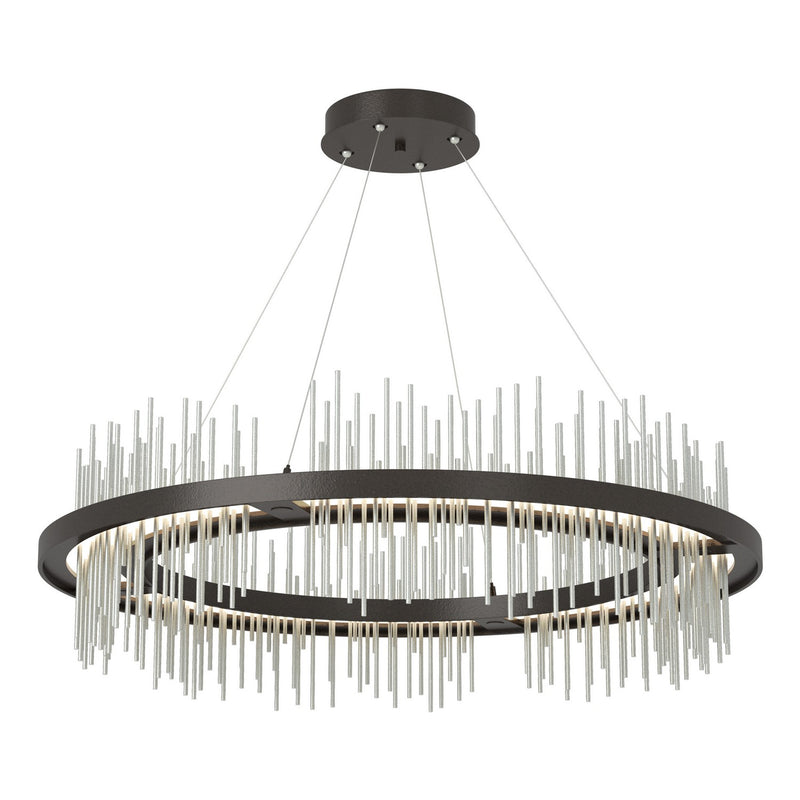 Hubbardton Forge 139656-LED-STND-14-82 LED Pendant, Oil Rubbed Bronze