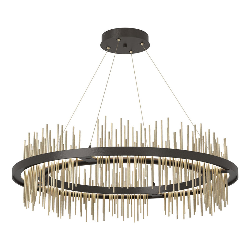 Hubbardton Forge 139656-LED-STND-14-84 LED Pendant, Oil Rubbed Bronze