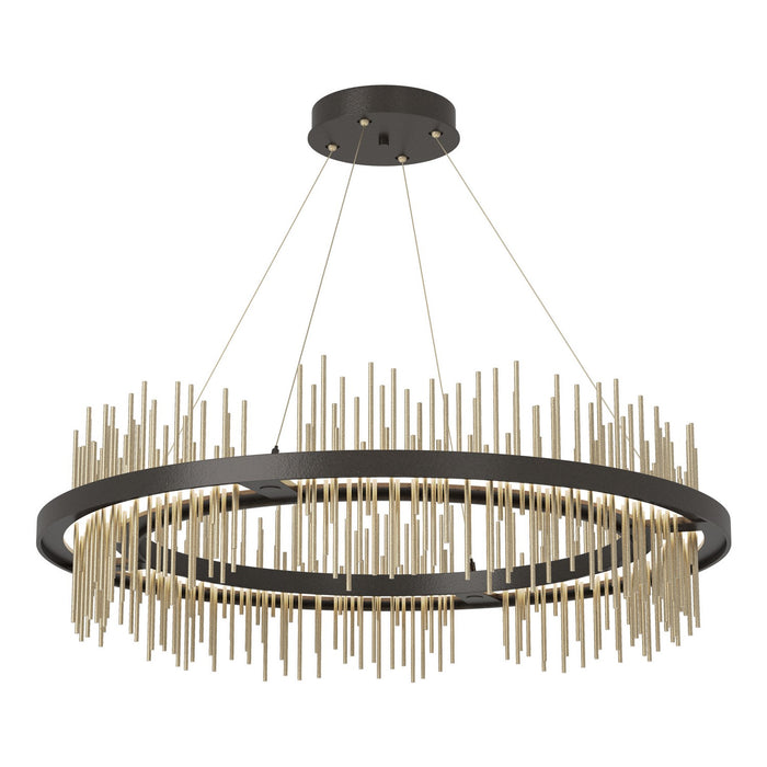 Hubbardton Forge 139656-LED-STND-14-84 LED Pendant, Oil Rubbed Bronze