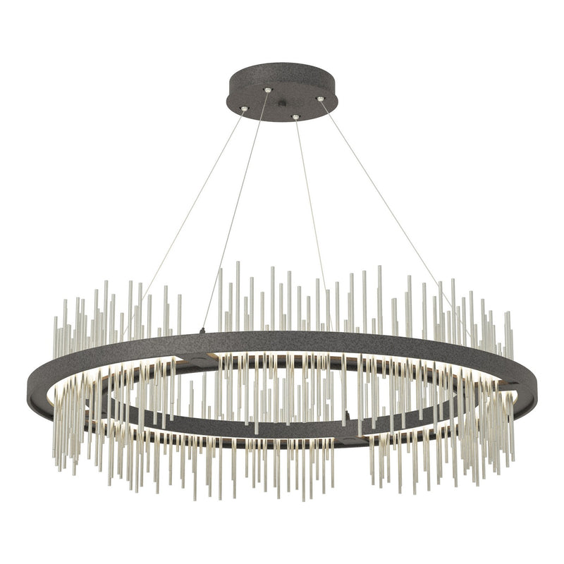 Hubbardton Forge 139656-LED-STND-20-85 LED Pendant, Natural Iron