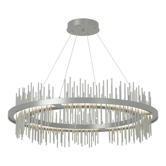 Hubbardton Forge 139656-LED-STND-82-82 LED Pendant, Vintage Platinum