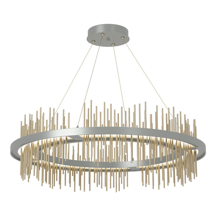 Hubbardton Forge 139656-LED-STND-82-84 LED Pendant, Vintage Platinum