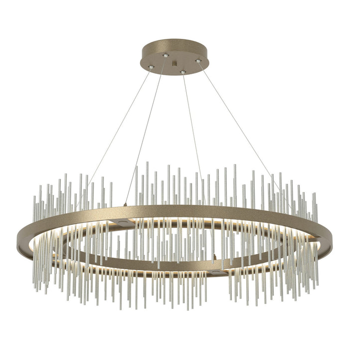 Hubbardton Forge 139656-LED-STND-84-82 LED Pendant, Soft Gold