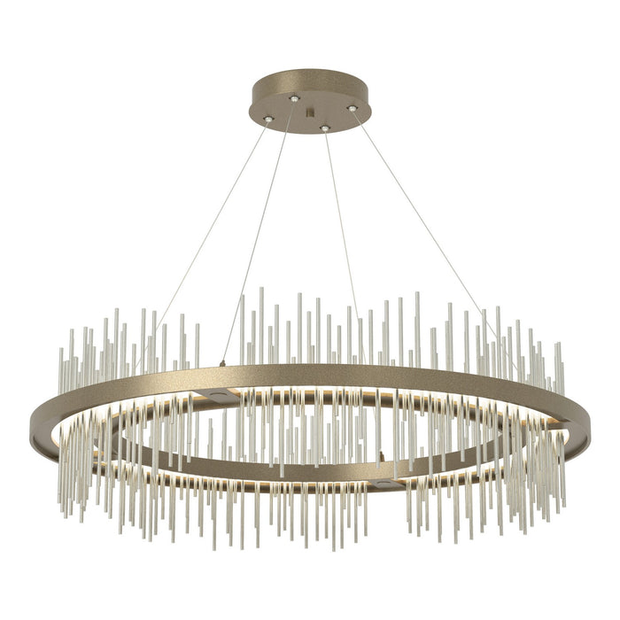Hubbardton Forge 139656-LED-STND-84-85 LED Pendant, Soft Gold
