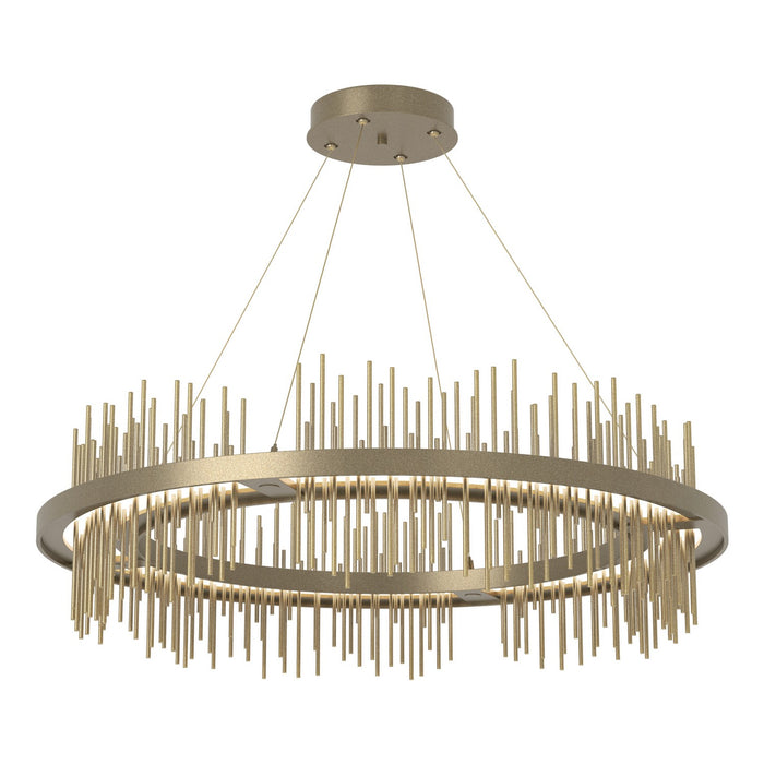 Hubbardton Forge 139656-LED-STND-84-86 LED Pendant, Soft Gold