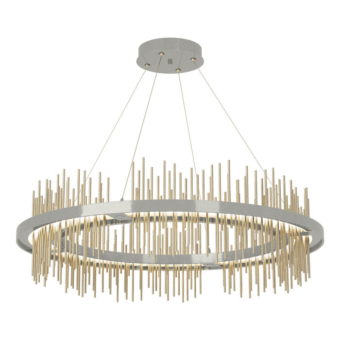 Hubbardton Forge 139656-LED-STND-85-84 LED Pendant, Sterling