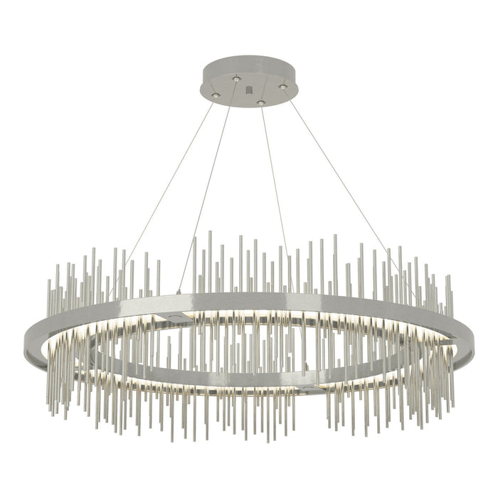 Hubbardton Forge 139656-LED-STND-85-85 LED Pendant, Sterling