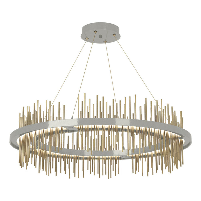 Hubbardton Forge 139656-LED-STND-85-86 LED Pendant, Sterling