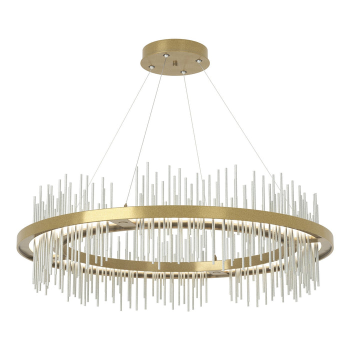 Hubbardton Forge 139656-LED-STND-86-82 LED Pendant, Modern Brass