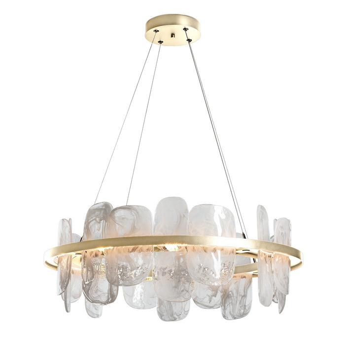 Hubbardton Forge 139660-LED-STND-86-YR0708 LED Pendant, Modern Brass