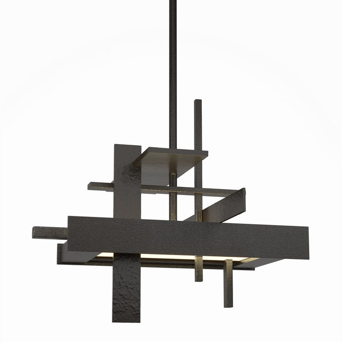 Hubbardton Forge 139718-LED-MULT-14 LED Pendant, Oil Rubbed Bronze