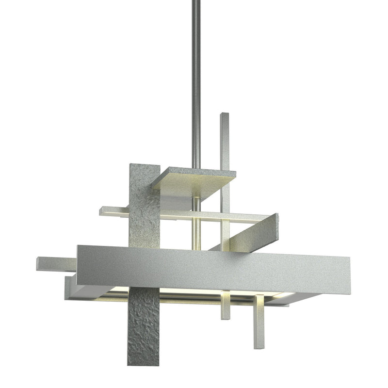 Hubbardton Forge 139718-LED-MULT-82 LED Pendant, Vintage Platinum