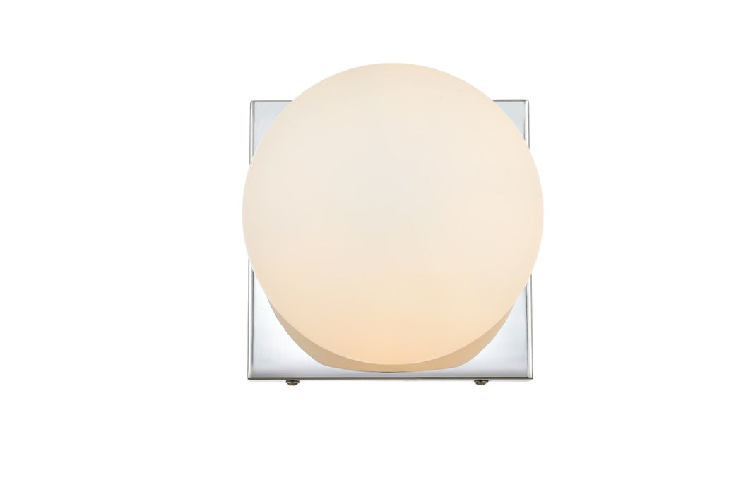 Elegant Lighting LD7303W6CH One Light Bath Sconce, Chrome