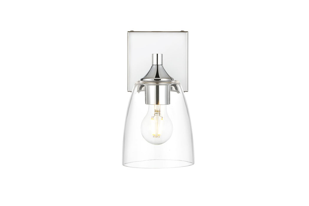 Elegant Lighting LD7307W5CH One Light Bath Sconce, Chrome