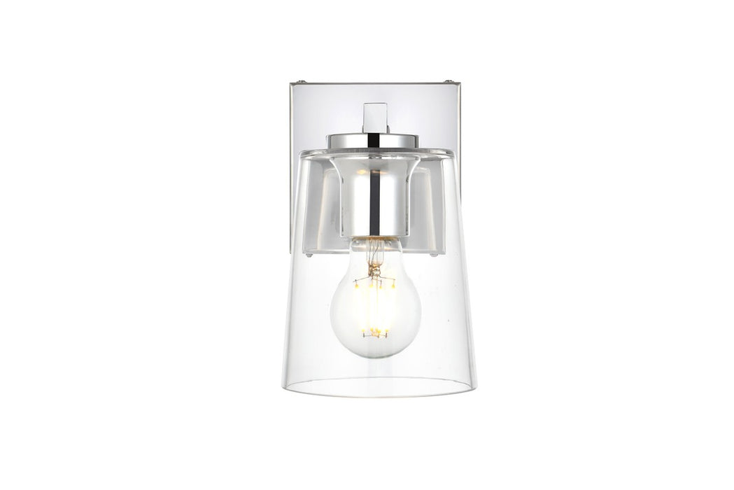 Elegant Lighting LD7310W5CH One Light Bath Sconce, Chrome