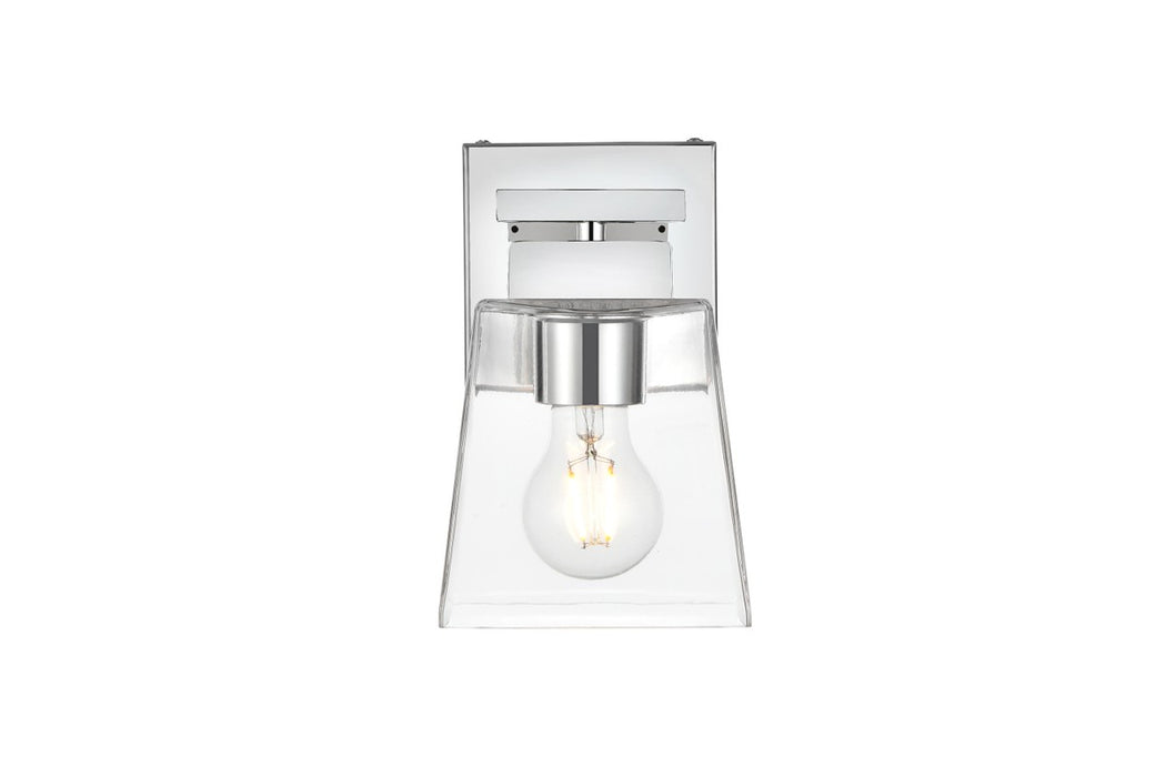 Elegant Lighting LD7312W5CH One Light Bath Sconce, Chrome