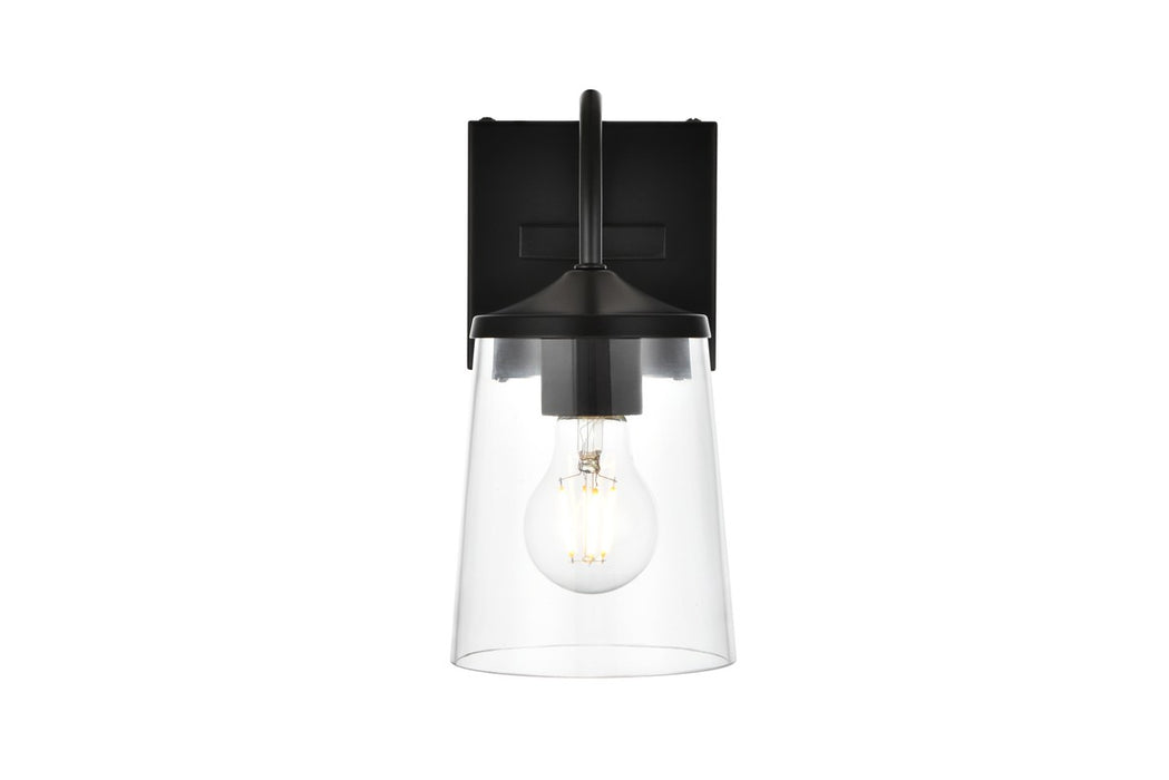 Elegant Lighting LD7313W5BLK One Light Bath Sconce, Black