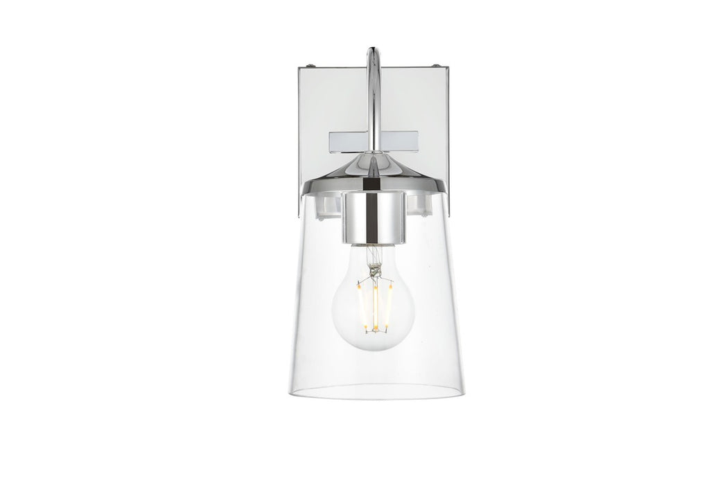 Elegant Lighting LD7313W5CH One Light Bath Sconce, Chrome