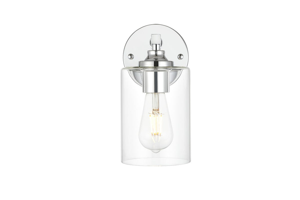Elegant Lighting LD7315W5CH One Light Bath Sconce, Chrome