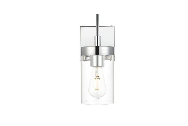 Elegant Lighting LD7319W5CH One Light Bath Sconce, Chrome