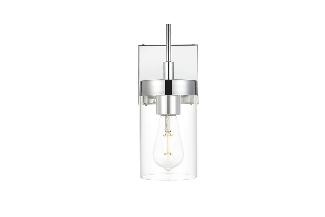 Elegant Lighting LD7319W5CH One Light Bath Sconce, Chrome