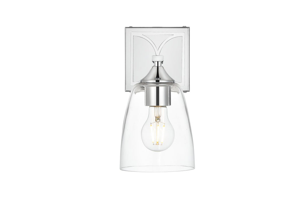 Elegant Lighting LD7309W5CH One Light Bath Sconce, Chrome