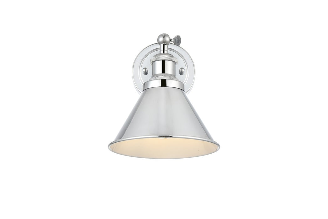 Elegant Lighting LD7324W7CH One Light Bath Sconce, Chrome
