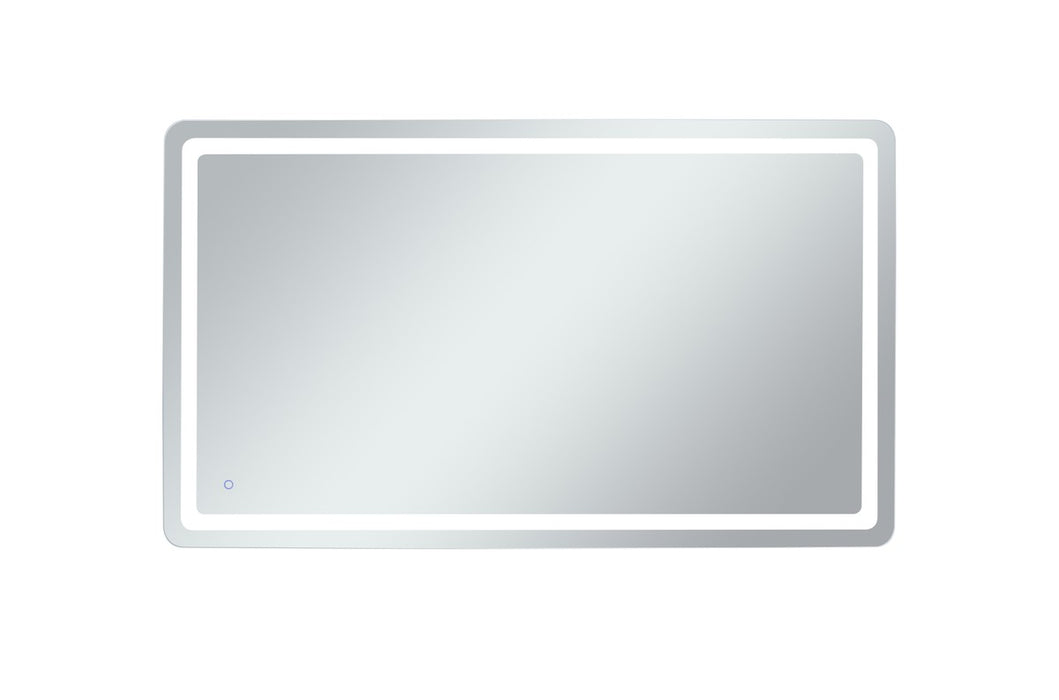 Elegant Lighting MRE34272 LED Mirror, Glossy White