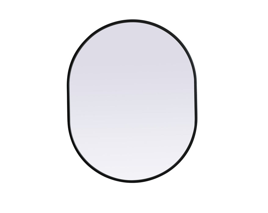 Elegant Lighting MR2A2430BLK Mirror, Black