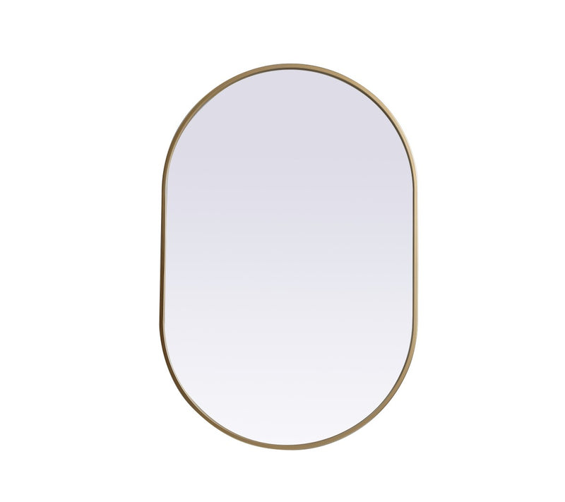 Elegant Lighting MR2A2436BRS Mirror, Brass