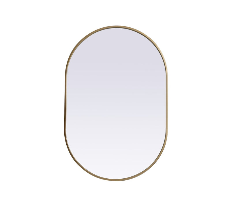 Elegant Lighting MR2A2436BRS Mirror, Brass