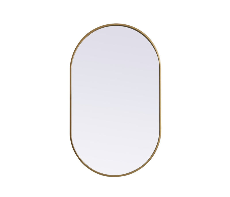 Elegant Lighting MR2A2440BRS Mirror, Brass