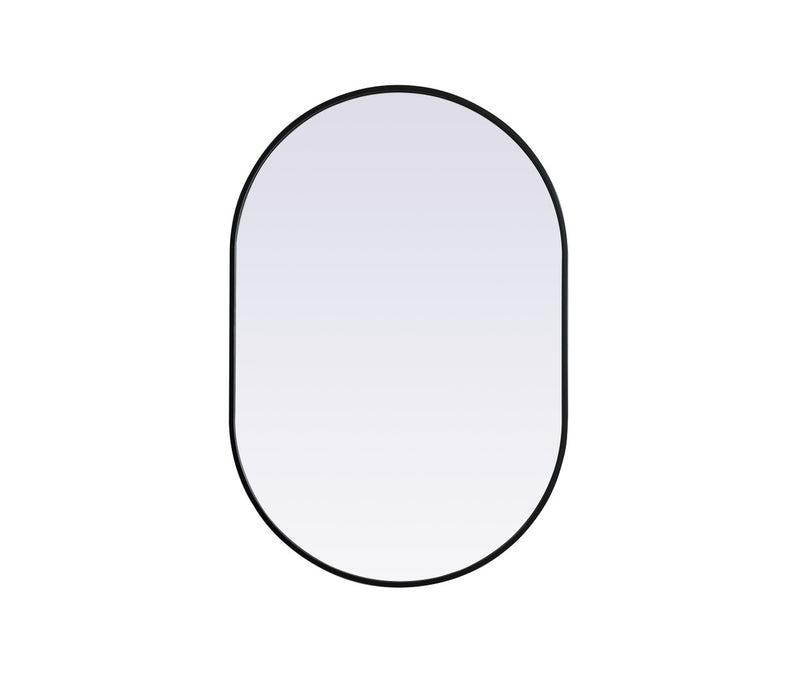 Elegant Lighting MR2A2740BLK Mirror, Black