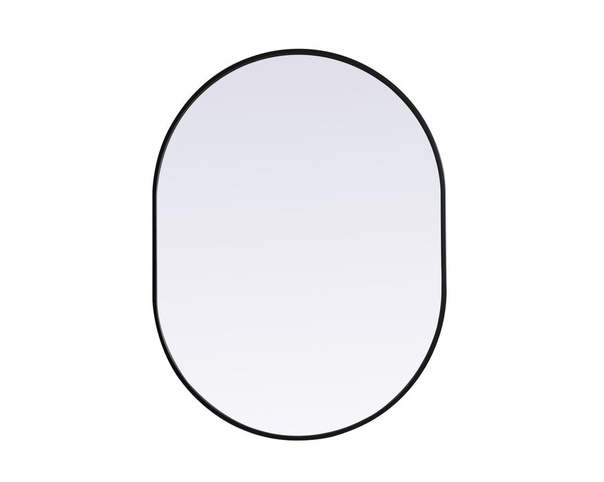 Elegant Lighting MR2A3040BLK Mirror, Black