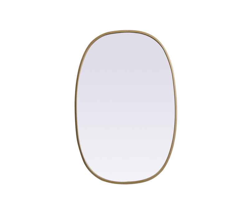 Elegant Lighting MR2B2030BRS Mirror, Brass