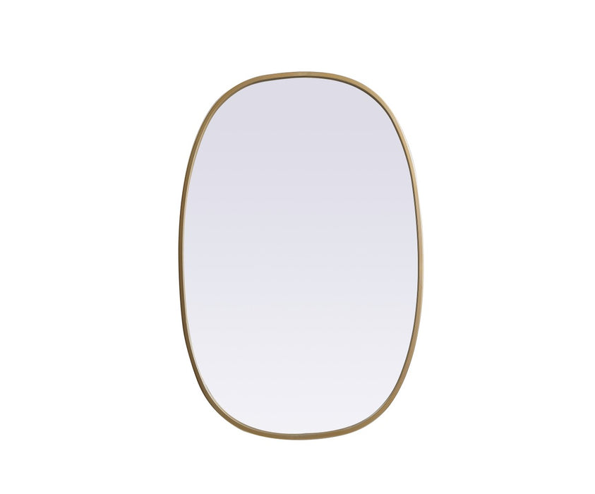 Elegant Lighting MR2B2030BRS Mirror, Brass