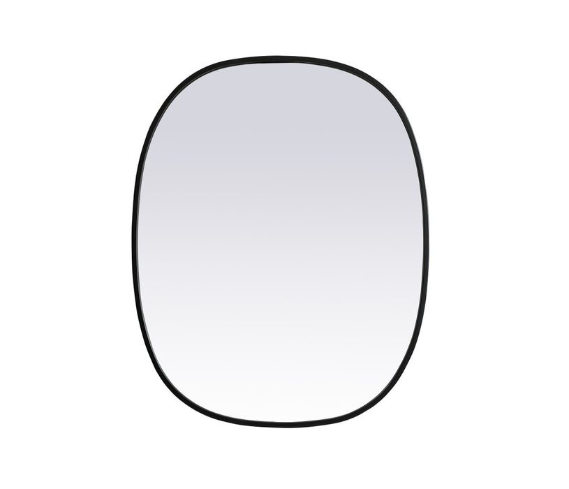 Elegant Lighting MR2B2430BLK Mirror, Black