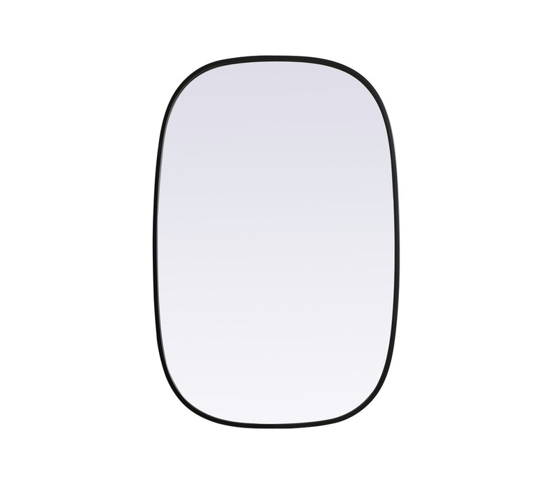 Elegant Lighting MR2B2436BLK Mirror, Black