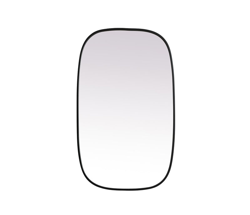 Elegant Lighting MR2B2440BLK Mirror, Black